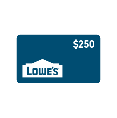 $250 Lowe's Gift Card