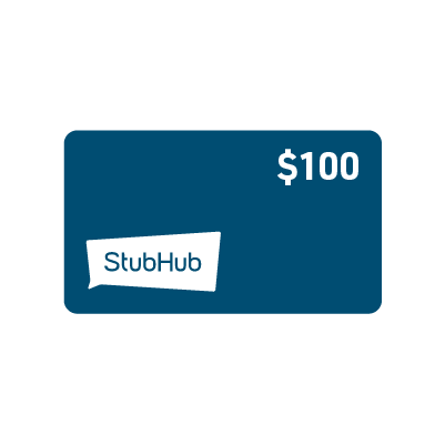 $100 Stubhub Gift Card