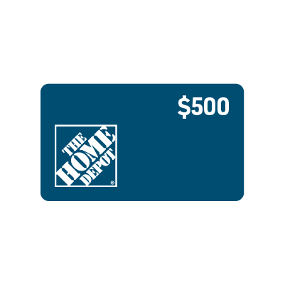 $500 Home Depot Gift Card