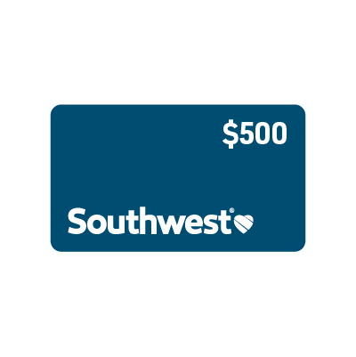 $500 Southwest Gift Card